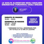 Le scelte alimentari negli squilibri energetico- funzionali degli organi